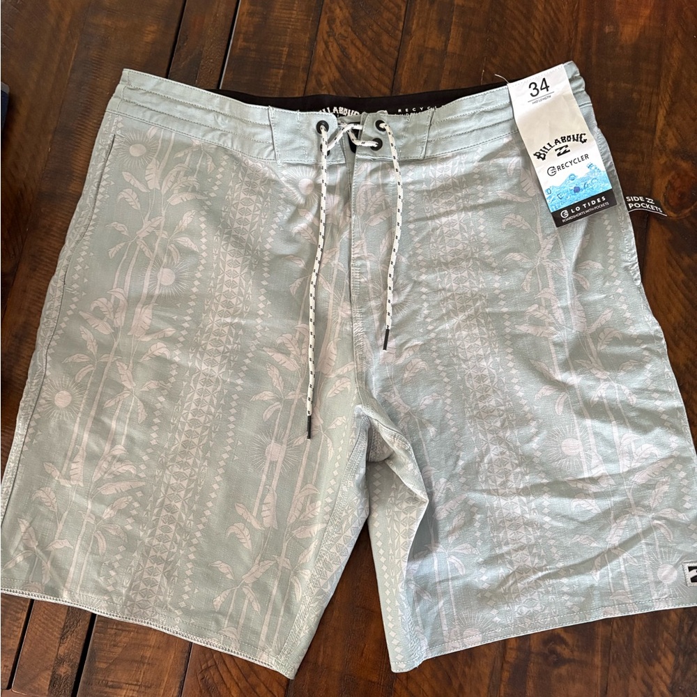 Billabong Men's Swim Board Shorts - Light Green